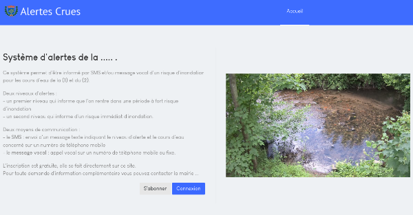 Site dedié personnalisable